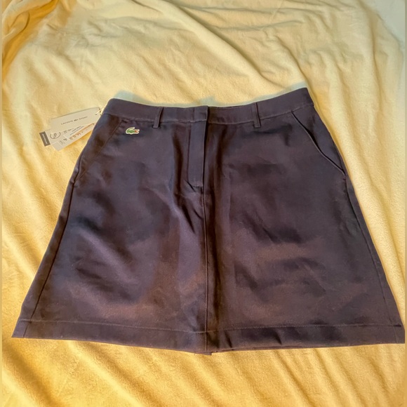 NWT LACOSTE SPORT NAVY GOLF SKIRT - Picture 7 of 8